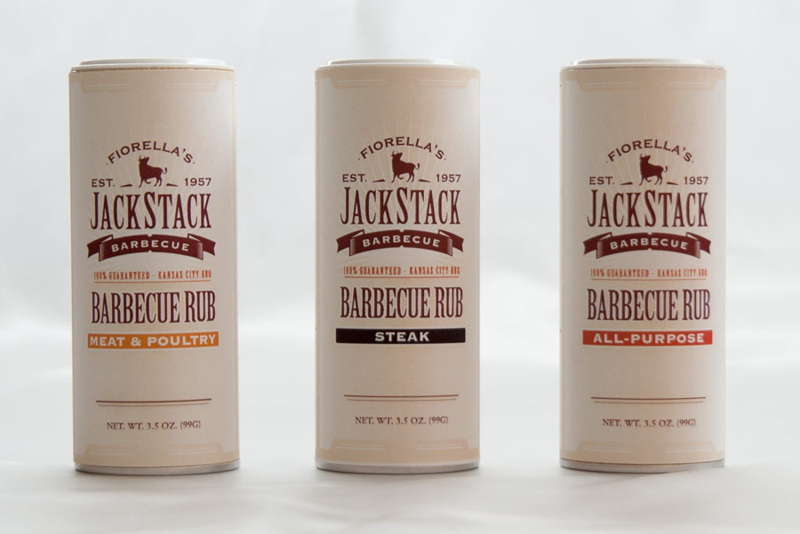Jackstack BBQ label design